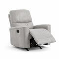 Sillón Reclinable de Tela Gris