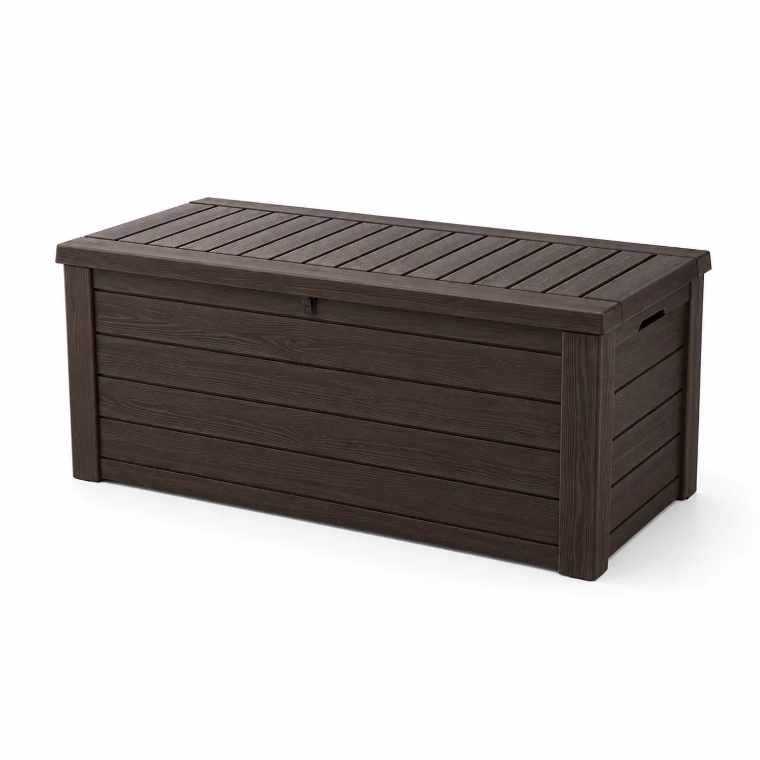 Gartenbox aus Kunststoff 145x60x55 cm Braun