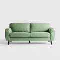 Sofa Set Fabric Upholstery 180x85x75 cm - Light Green - Modern Design