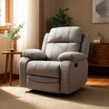 Recliner Fabric Upholstered 95x100x100 cm - Light Gray - Modern Design