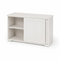 Aparador de MDF con Puertas Correderas Blanco