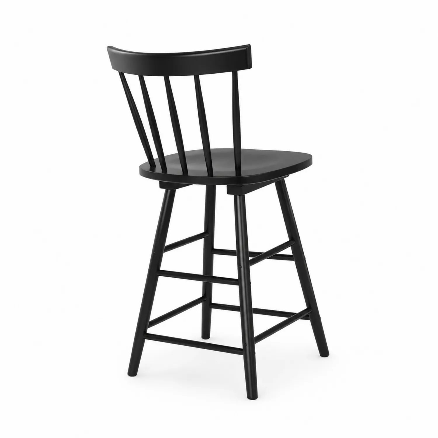 Taburete de Haya Negro 100cm
