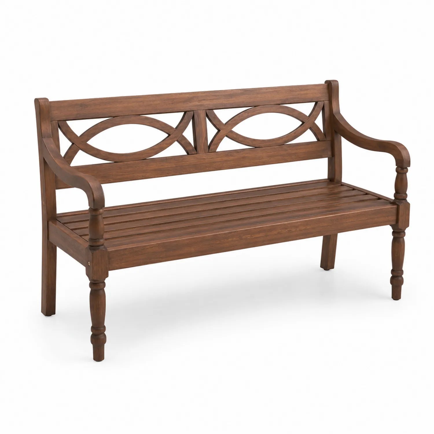 Banco de Madera de Acacia Marrón para Exterior