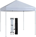 Carpa Plegable 2x2M Reforzada GOPLUS con Altura Ajustable y Bolsa de Transporte