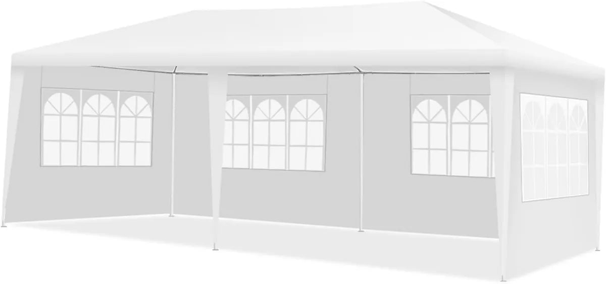 Carpa Plegable 3x6 m Impermeable con Paredes Removibles y Accesorios
