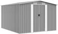 Caseta Metálica para Jardín y Patio 257x298x178cm Gris