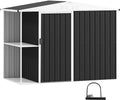 Caseta de Jardín Outsunny 2,7m² con Estantes y Ventilación