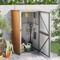 Caseta de Almacenaje de Acero Galvanizado para Jardín 88x89x161 cm