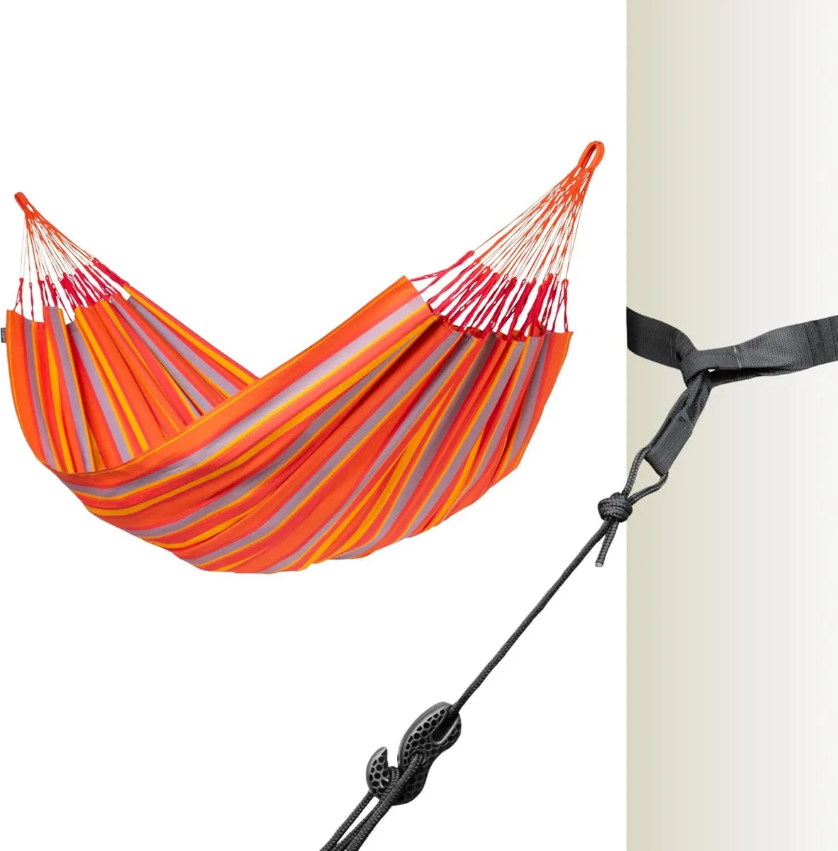 Hamaca Grande Resistente al Clima con Kit de Suspensión para Árbol