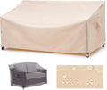 Cubierta Impermeable para Sofá de Jardín 234x107x66/107cm, Protección de Muebles de Exterior, Resistente al Clima