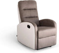 Astan Hogar Sillón Relax Reclinable, Tapizado en PU y Microfibra, Modelo Ludwig
