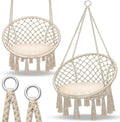 Silla Colgante tillvex con Cojines y Flecos para Jardín y Balcón