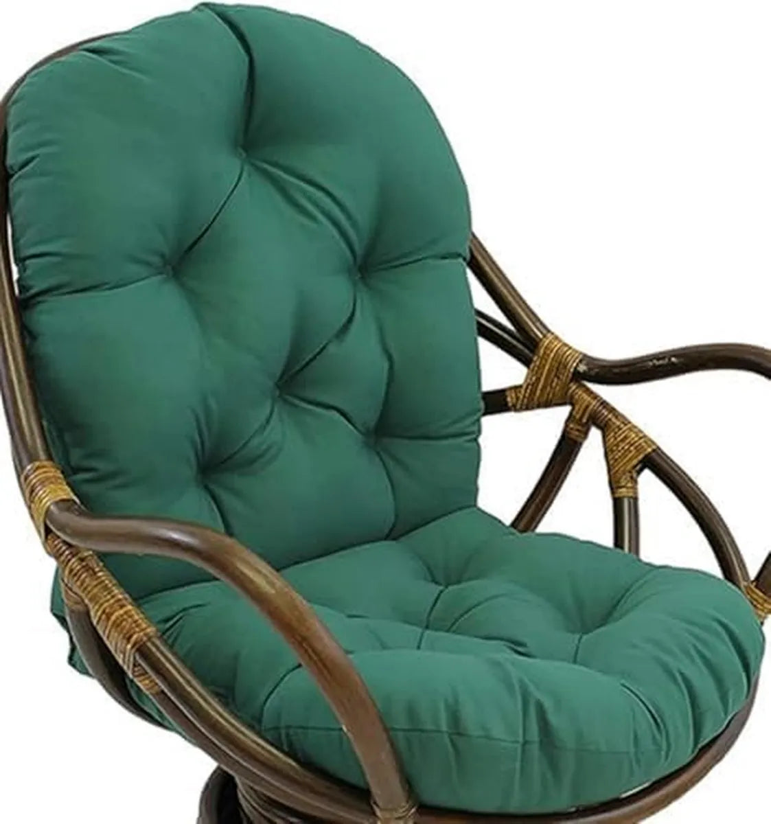 Sillón Plegable Exterior Mecedora Impermeable con Cojín Ergonómico