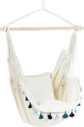 Silla Colgante de Algodón y Poliéster para Interior y Exterior