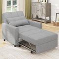 Sillón Reclinable Bealife con Respaldo Ajustable para Hogar y Oficina, Color Gris