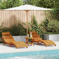 Sillón Reclinable de Madera de Acacia para Jardín, Plegable y Ajustable, Perfecto para Piscina y Terraza