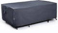 Cubierta Impermeable para Sofá Exterior Grande 275x205x80cm Gris