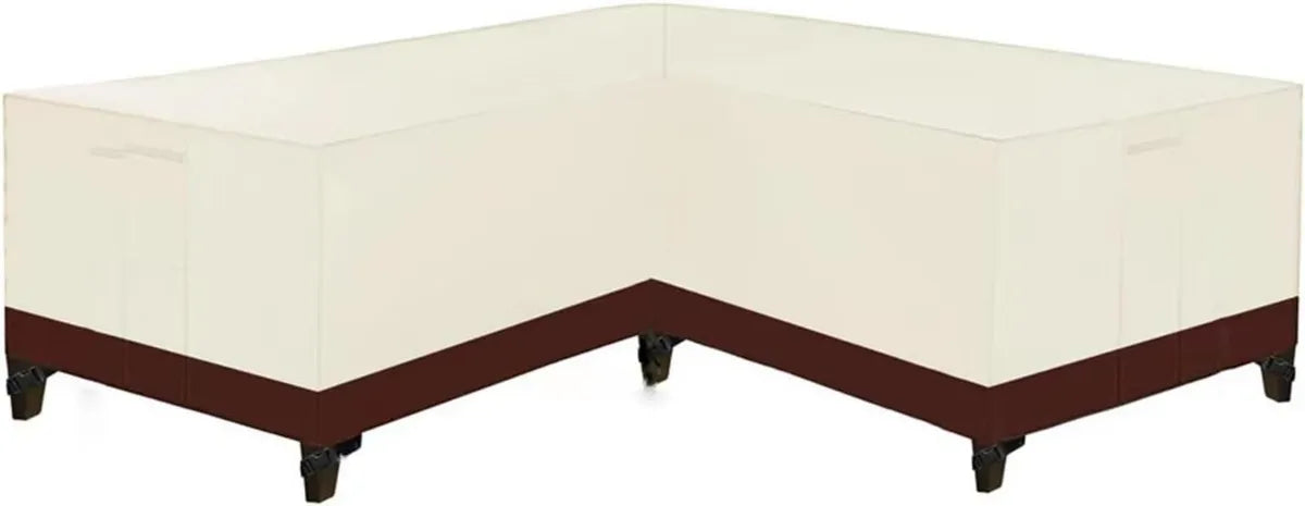 Cubierta Impermeable para Sofá de Jardín en L, Protector de Muebles Exteriores, 250x250x100 cm