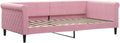 Sofá Cama de Terciopelo Rosa 100x200 cm para Invitados