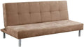 Sofá Cama SHIITO Levis Clic-Clac, Elegante y Moderno, Capitoné Piedra, 188x88x89cm