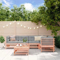 Conjunto Modular de Madera de Douglas para Jardín, Sofá Exterior para Terraza y Balcón