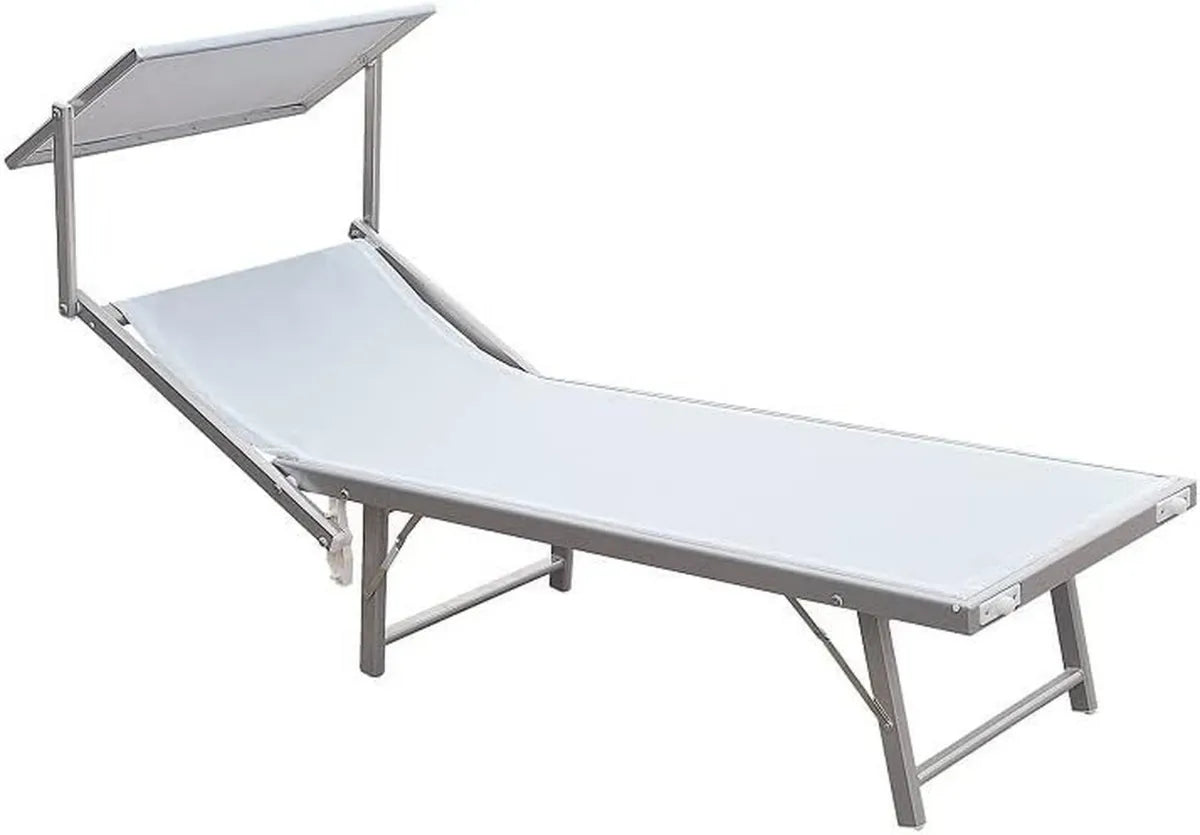 Hamaca de Playa Estilo Ibicenco Blanca para Jardín