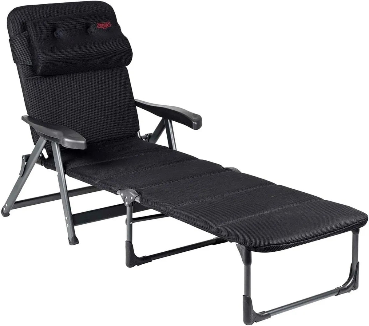Crespo Silla Reclinable de Aluminio con Almohada Air Deluxe 7 Posiciones