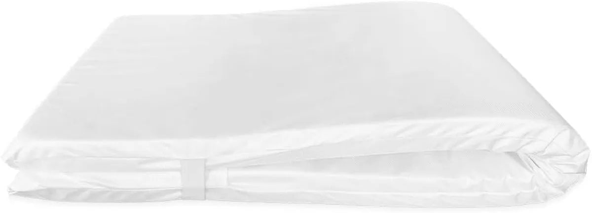 Colchón Impermeable para Tumbona 180x60x6 cm, Desenfundable y Cómodo. Perfecto para Jardín, Playa y Piscina - Blanco (Pack de 2)